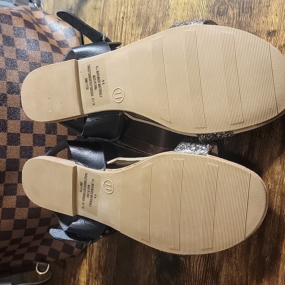 MOSSIMO GLITTERY SANDALS. - Picture 3 of 5